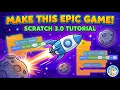 How to make Rock blaster scratch game Scratch 3 0 Game Tutorial