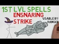1ST LEVEL SPELL Ensnaring Strike 5E
