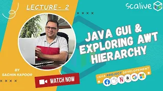 Java Project Lecture-2 GUI Development AWT Hierarchy Frame Class and Date Time App