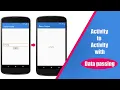 How to use Intents Extras to pass data between activities Android Studio