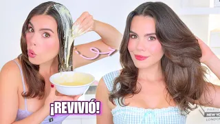 MASCARILLA para CABELLO SECO y MALTRATADO ✨ REPARA INCREIBLE!! | Maina Torres