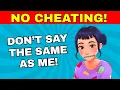 Avoid Saying The Same Thing As Me MEGA CHALLENGE QUIZ Don t Say What I Say