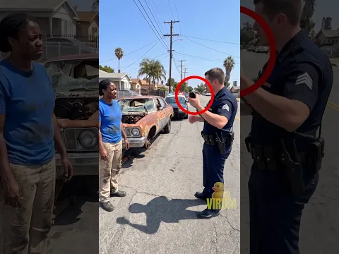 She Cried On The Curb Until The Same Officer Stepped Out Of A New SUV