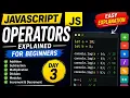 JavaScript Operators Tutorial for Beginners Learn JS Operators Easy Way