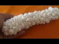 Lagu How to make jasmine flower garland/malli dindu/malligai poo malai kattuvadhu eppadi/string  Garland