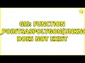 GIS function pgr - pointsaspolygon unknown does not exist 2 Solutions