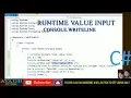 how to run time value input using c sharp c sharp tutorial avadh tutor