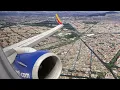 N761RR Incredible CFM56-7 Buzzsaw Cloudy takeoff in Mexico City Southwest airlines 737-700 MSFS2024