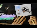 Download Lagu melukis menggunakan tinta china  #ink #painting #paperflower #shorts #fyp