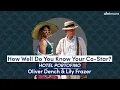 Hotel Portofino Stars Oliver Dench Lily Frazer Play How Well Do You Know Your Co-Star