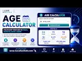 Free Age Calculator - Calculate Your Exact Age Online iLoveSEOTools