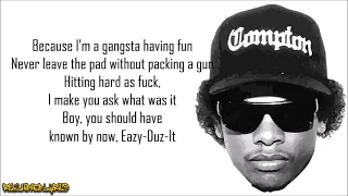 Eazy E Eazy Duz It Lyrics 