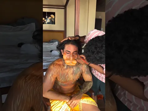 Makeup 😍Of bajarangbali 🙏🏼🚩 || #shorrs #SagarXfactor
