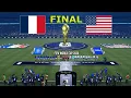 FRANCE vs USA- FINAL  | FIFA World Cup 2026 USA | Full Match All Goals | PES Gameplay