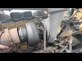 How to replace a turbo on 6NZ Cat while hanging out with a great friend