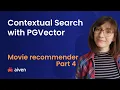 Contextual Search with PGVector Node js and Tensorflow Magic