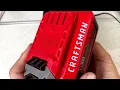 Craftsman V20 Battery Charger CMCB104 - How to Use It