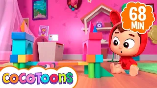 A Ponte de Londres está caindo 🌉e mais música infantil de Lea e Pop em português | Cocotoons Brasil