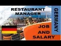 Restaurant manager Salary in Germany - Jobs and Wages in Germany
