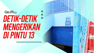 Detik-detik Mematikan di Pintu 13 Stadion Kanjuruhan Terekam CCTV