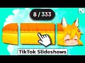 Extremely Long TikTok Slideshows