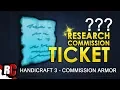 How to get Blue Research Commission Ticket Monster Hunter World Handicraft 3 Materials