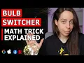 LeetCode 319 Bulb Switcher - Math Trick Fully Explained Coding Interview Question