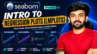 Regression Plots Ep-7 Seaborn Python for AI DS code io - Tamil