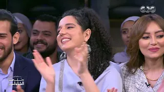 لما انت قادر ع البعاد  بتسيبني ليه ياحبيبي     نجمة الدوم اسماء الجمل مع منى الشاذلي دندنها