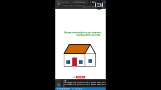 Very easy to Draw House using Python Turtle Graphics Python Turtle Graphics 6