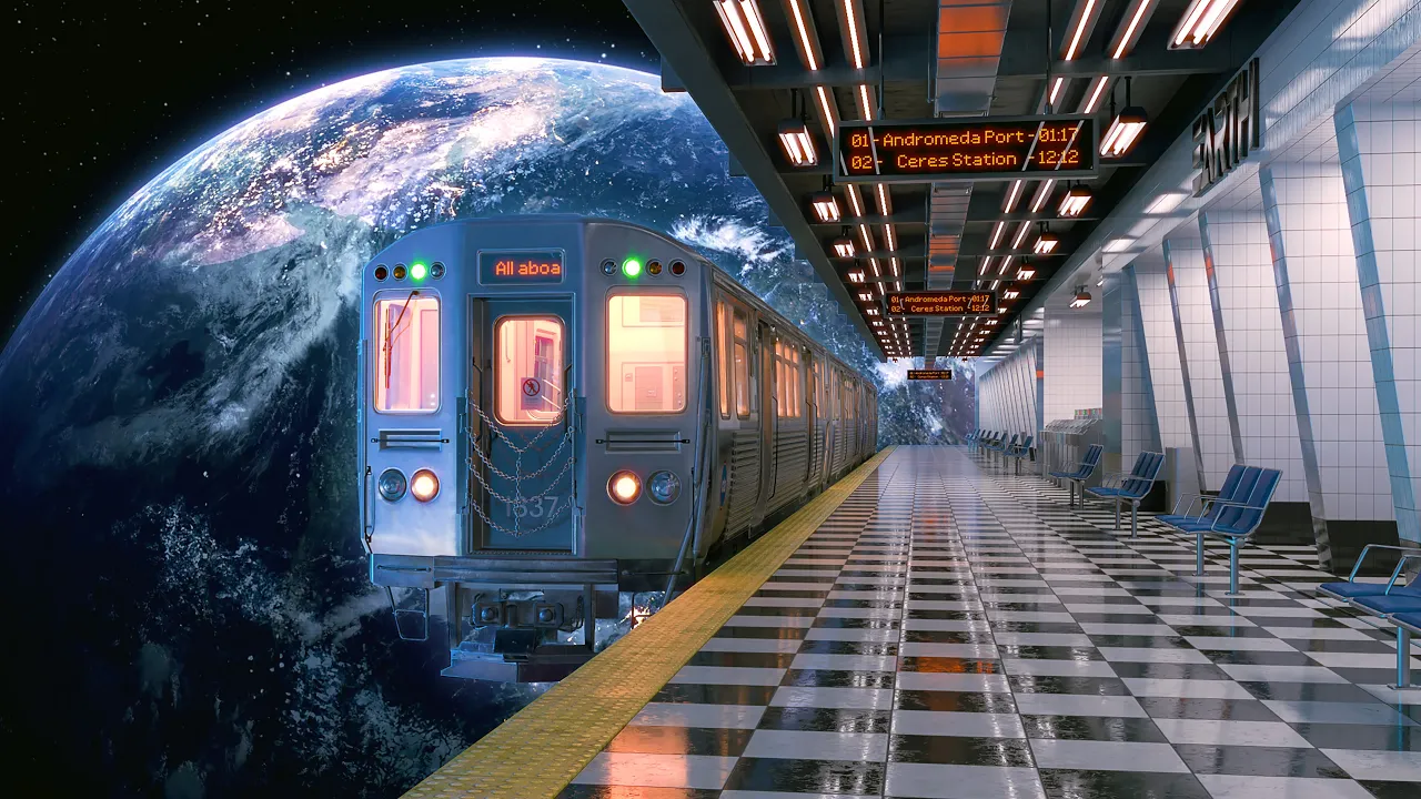 Space Train YouTube video thumbnail