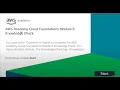 AWS Module 8 Knowledge Check AWS Academy Cloud Foundations