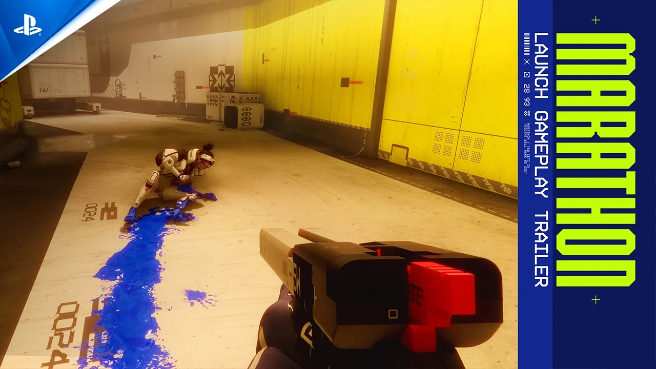 Official Marathon trailer image showing Bungie extraction shooter action