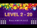 Level 2-20 Ball Sort Puzzle - Color Game Guru Game
