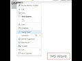 MS Word Synonyms
