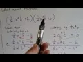 Algebra I 9c Multiply Binomials stacked in Columns