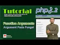28 Function Argument - Tutorial PHP