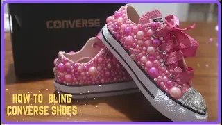 DIY HOW TO BLING CONVERSE SHOES