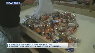 Changes To Bottle Bill Make Can Redemption Difficult For Iowa Counties