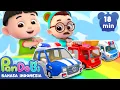Download Lagu Mobil Polisi, Truk Pemadam Dan Ambulans Di Jembatan London | Mainan | Super Pandobi Bahasa Indonesia