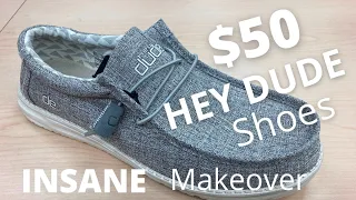 50 HEY DUDE Shoes are Taken Apart and UPGRADED