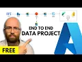 Azure End-To-End Data Engineering Project for Beginners FREE Account API Tutorial