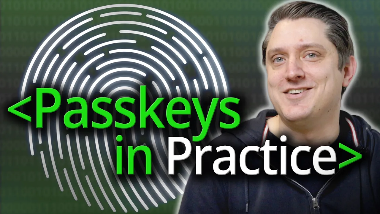 Implementing Passkeys in Practice - Computerphile: video thumbnail