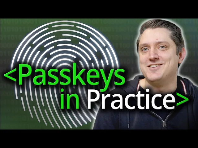 Implementing Passkeys in Practice - Computerphile