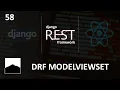 58 - DRF ModelViewSet