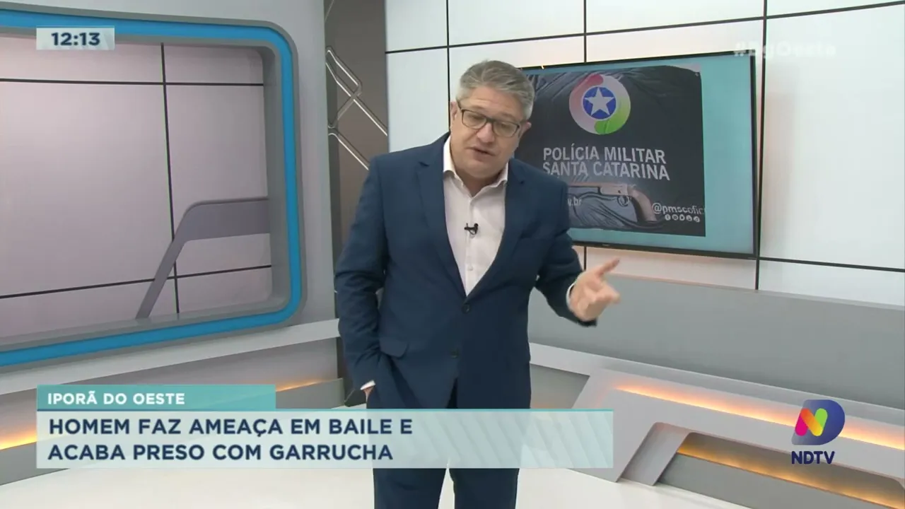 Homem faz ameaça em baile e acaba preso com garrucha em Iporã do Oeste