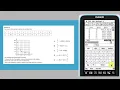 General Maths with ClassPad - determining a least squares regression line data transformation