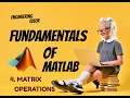 How to find addition multiplication dot product determinant and inverse of matrices in MATLAB
