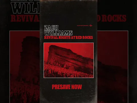 Excited to announce my new live album “Revival Nights At Red Rocks” releases 6/5 on all platforms.