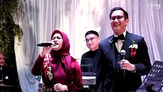 ikke nurjanah ft aldi bragi memandangmu adira u0026 adrian wedding reception livecam 